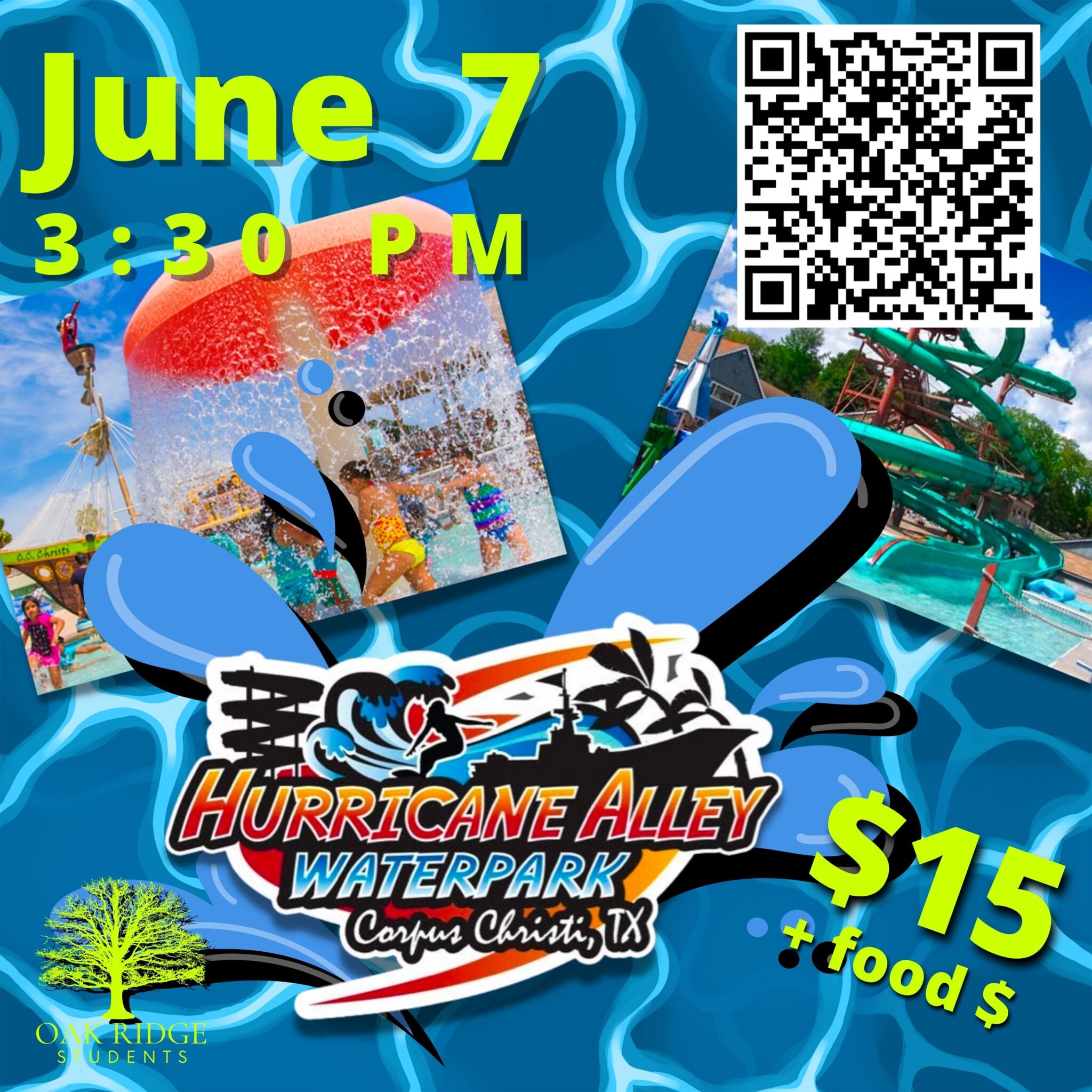 Students: Hurricane Alley Water Park - Oak Ridge Baptist Church